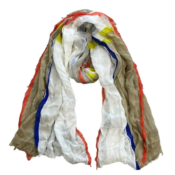 Lord & Taylor Signature Colors Viscose Scarf - Picture 1 of 5